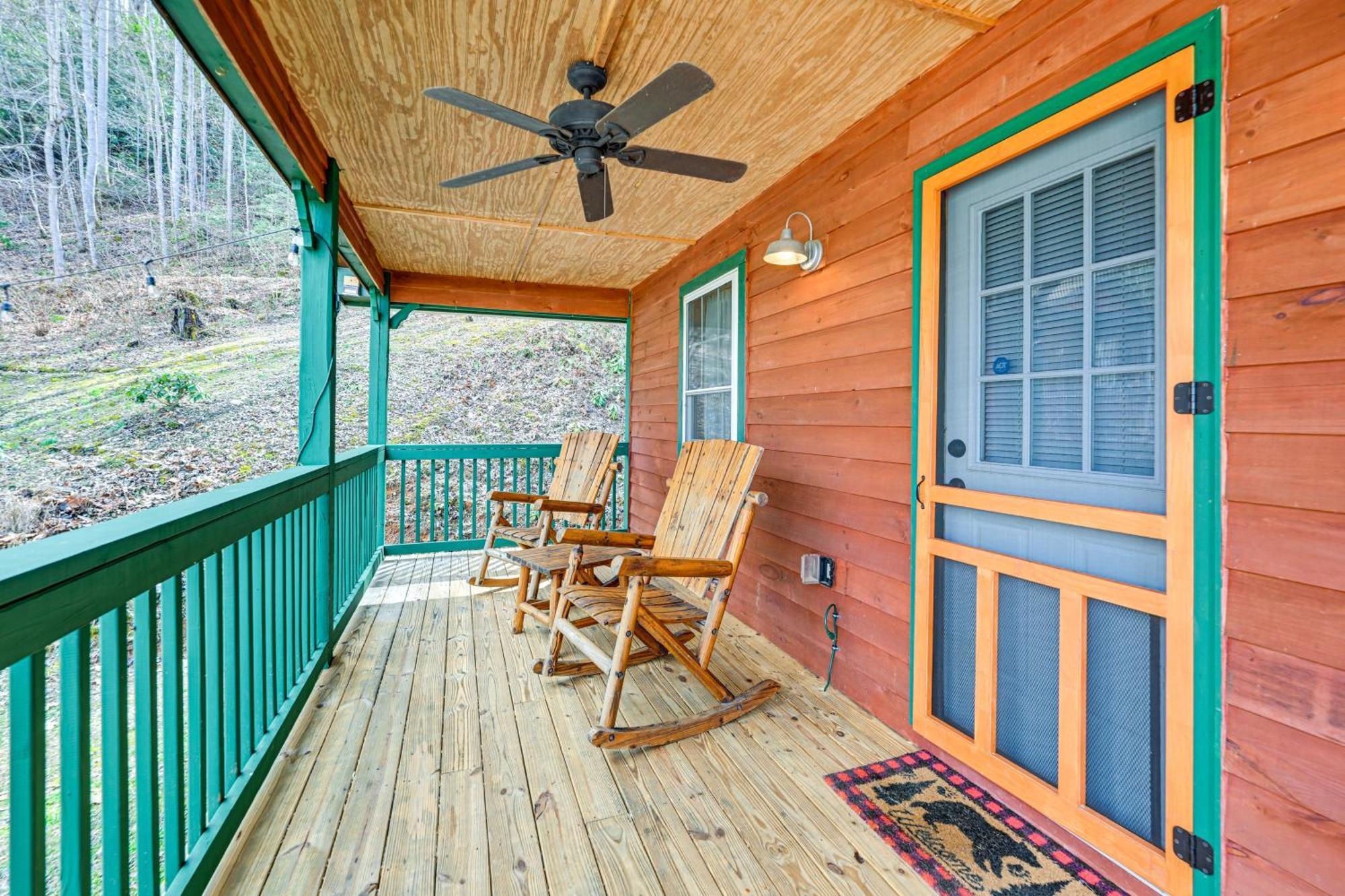 Smoky Mountain Cabin With Camping Area And Fire Pit! Whittier Exterior photo