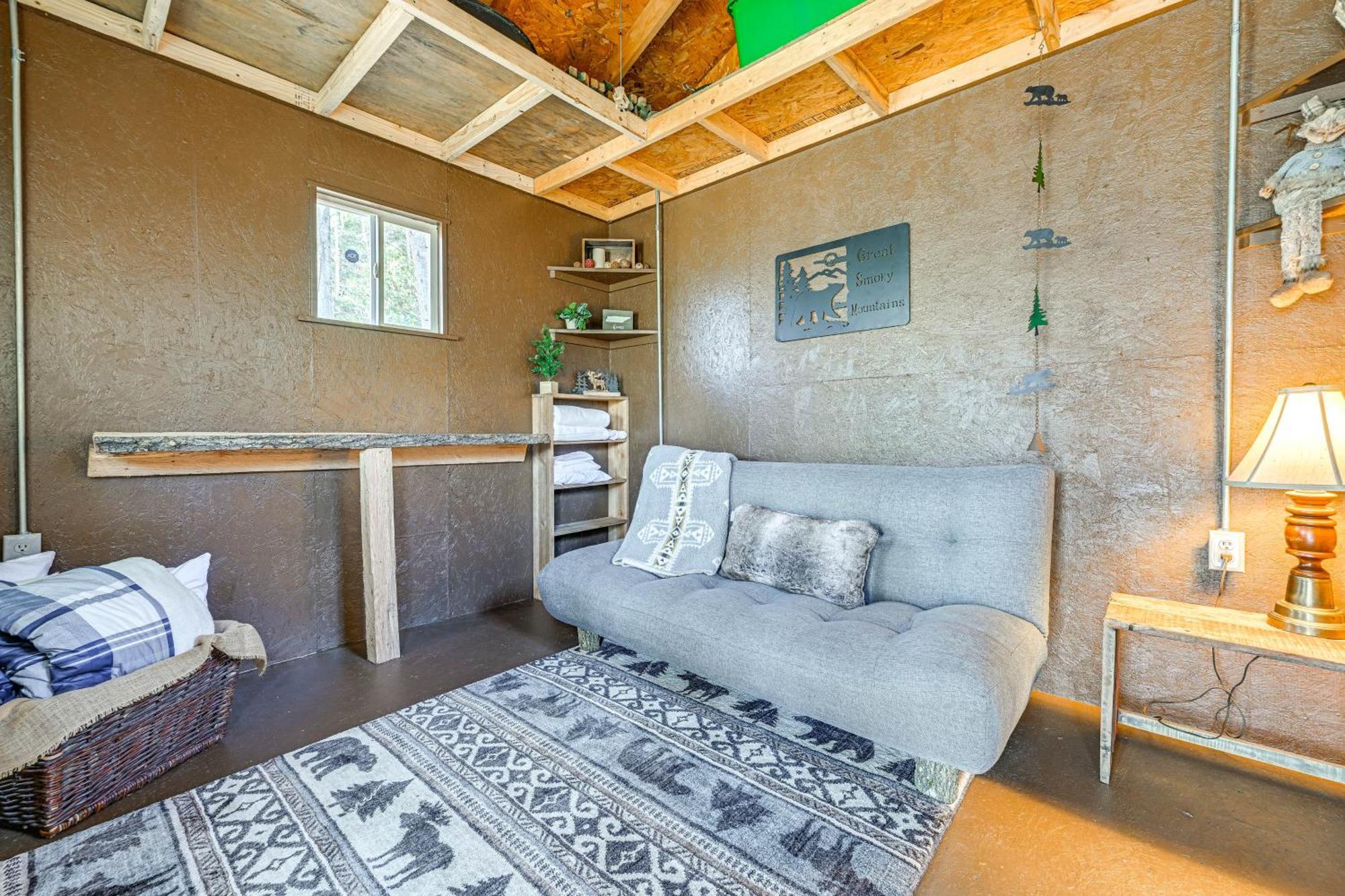 Smoky Mountain Cabin With Camping Area And Fire Pit! Whittier Exterior photo