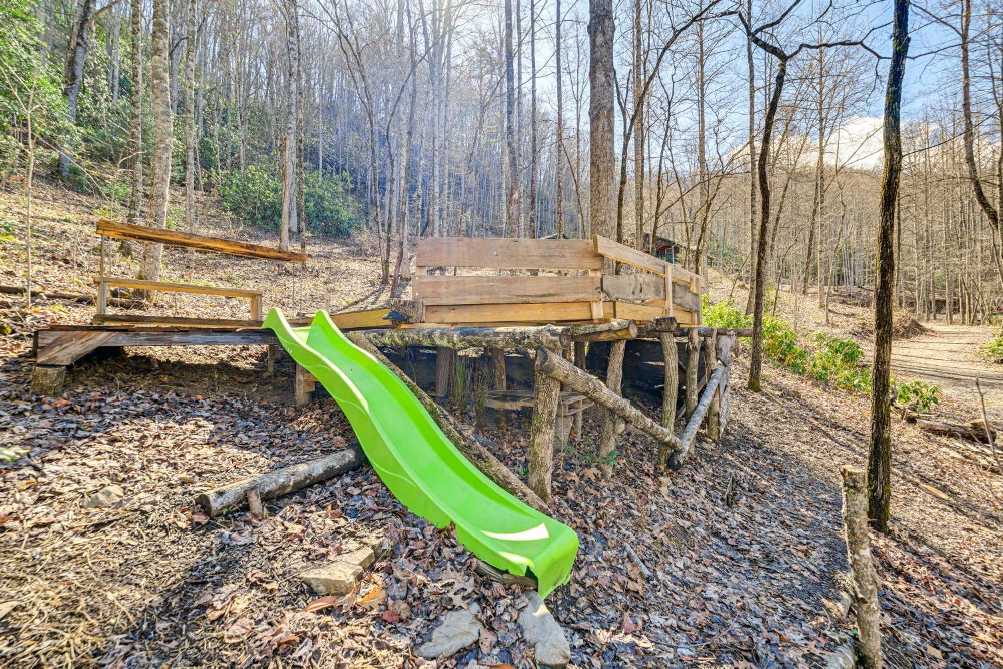 Smoky Mountain Cabin With Camping Area And Fire Pit! Whittier Exterior photo
